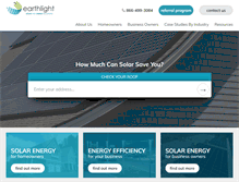 Tablet Screenshot of earthlighttech.com